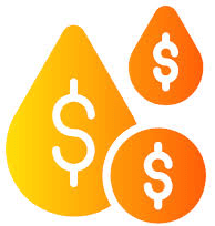 A liqudity symbol of three droplets.